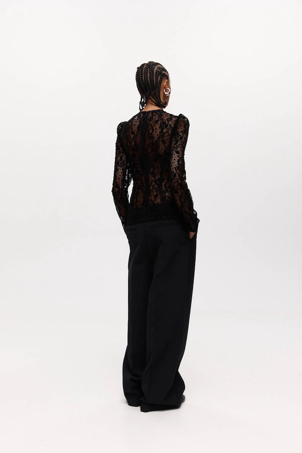 HELENA TOP: BLACK