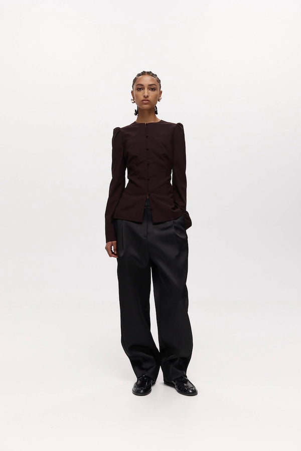 HELENA TOP: PLUM