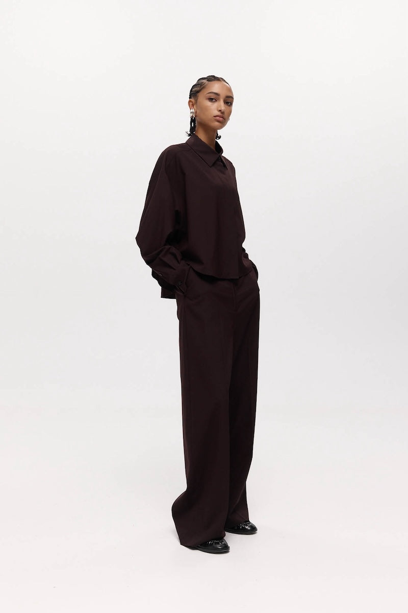 Caius Trouser: Plum