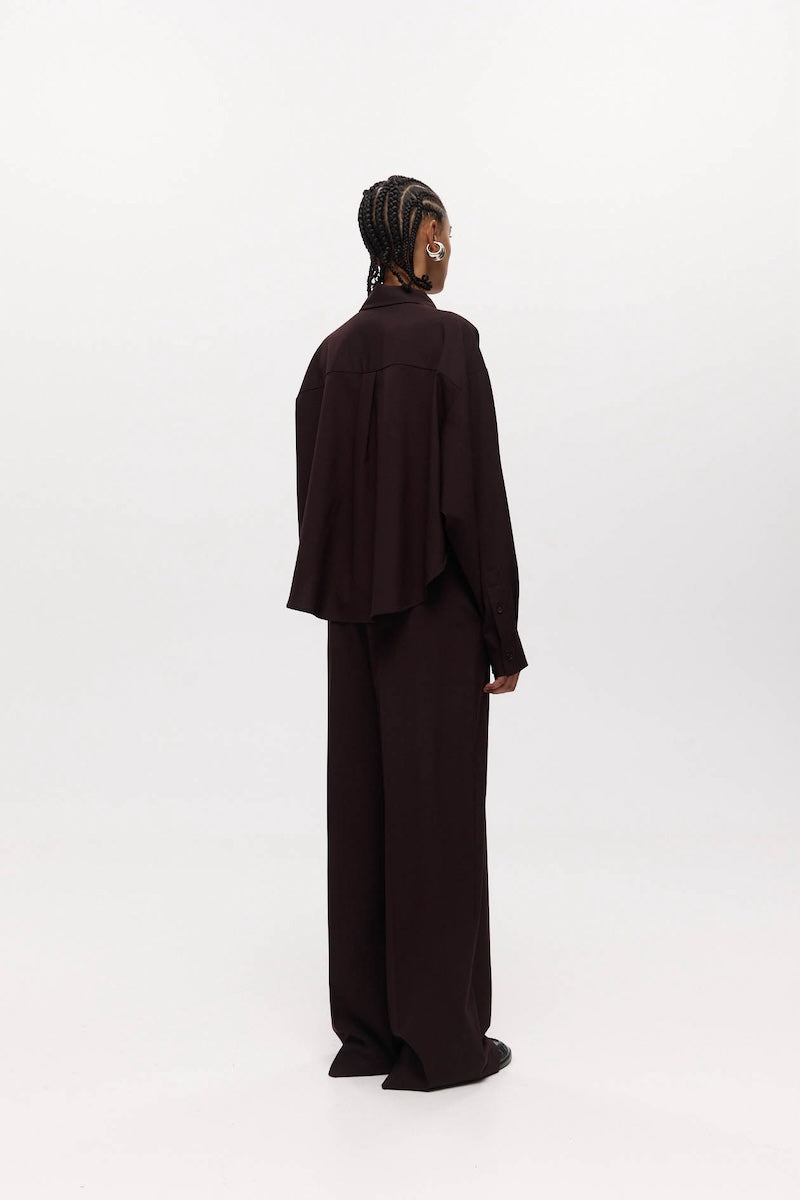Caius Trouser: Plum