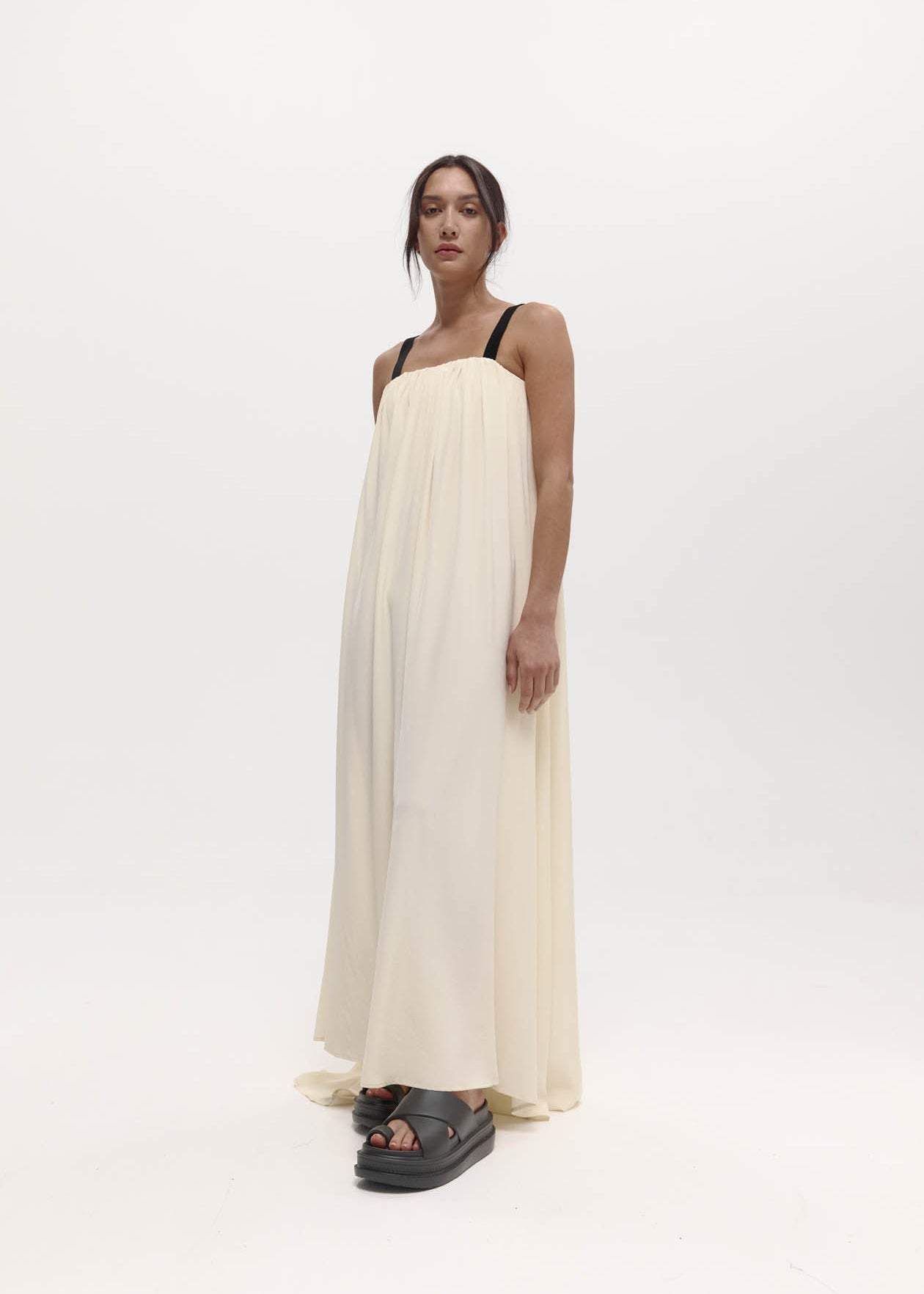 Bogart Dress: Vanilla Silk