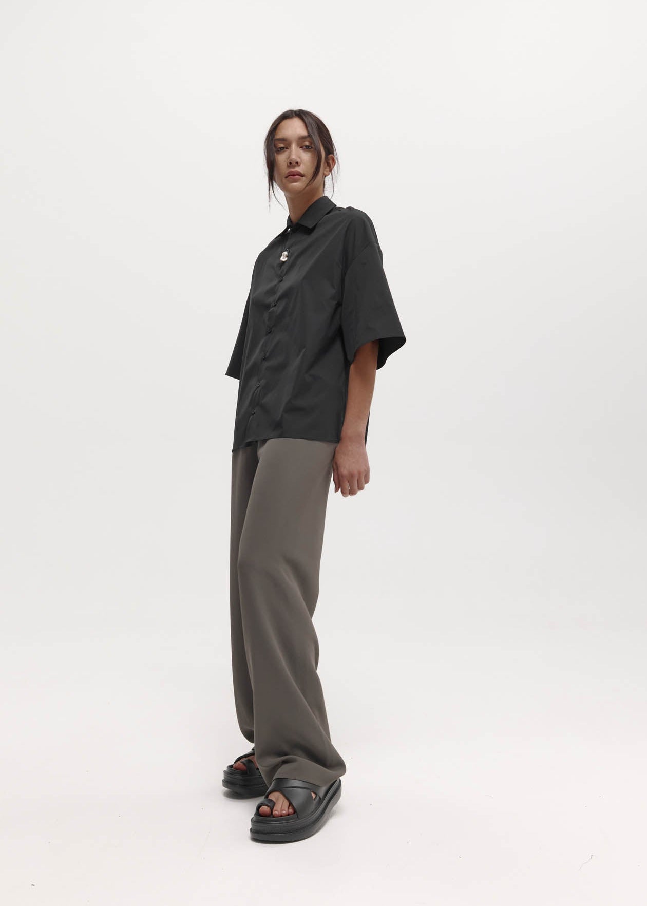 Irving Trouser: Grey Drape Suiting