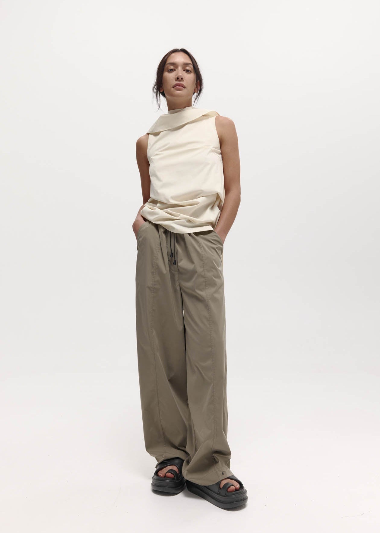 Tanaka Trouser: Shroom Tech Taffeta