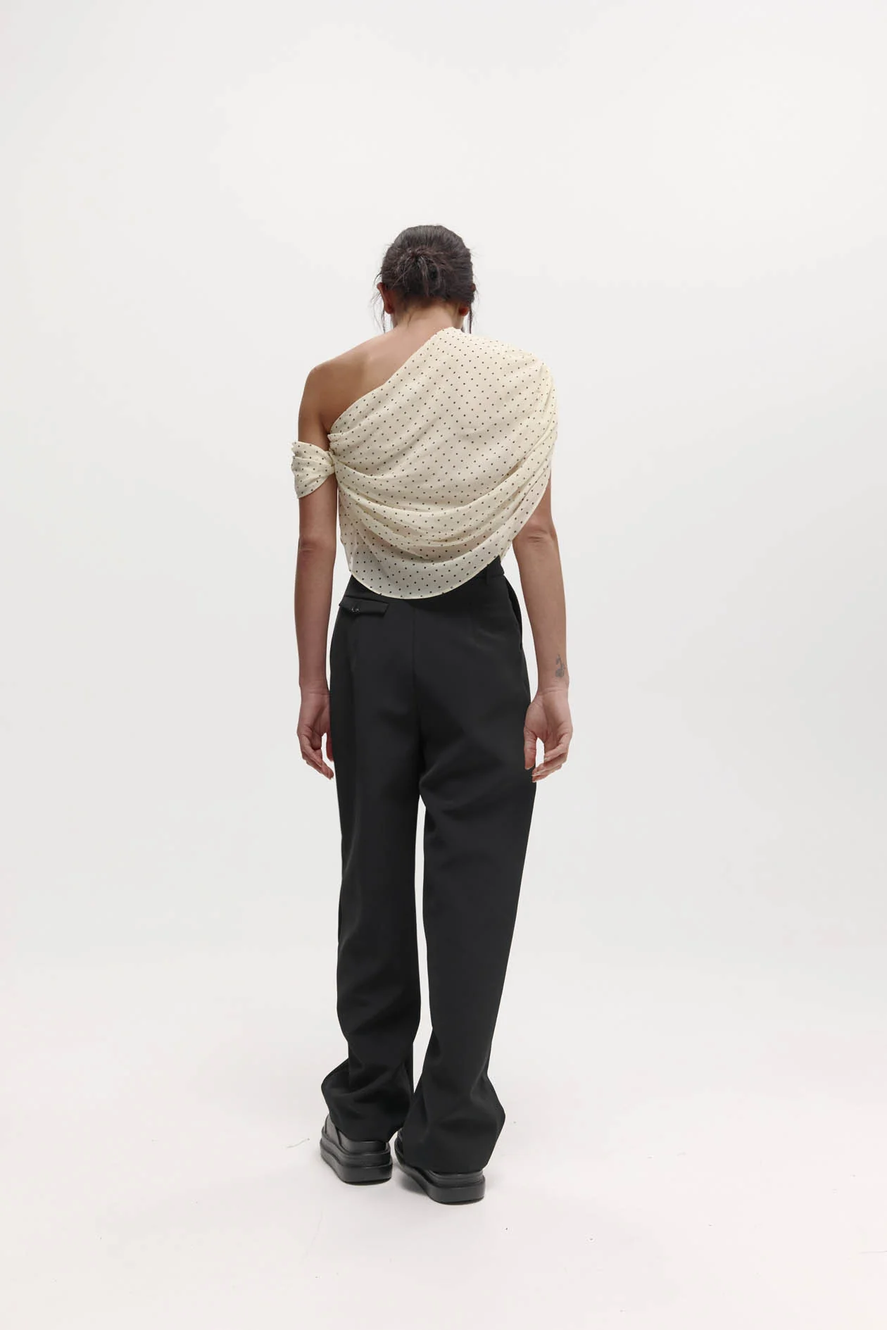 LUCILLE TOP: Silk Georgette