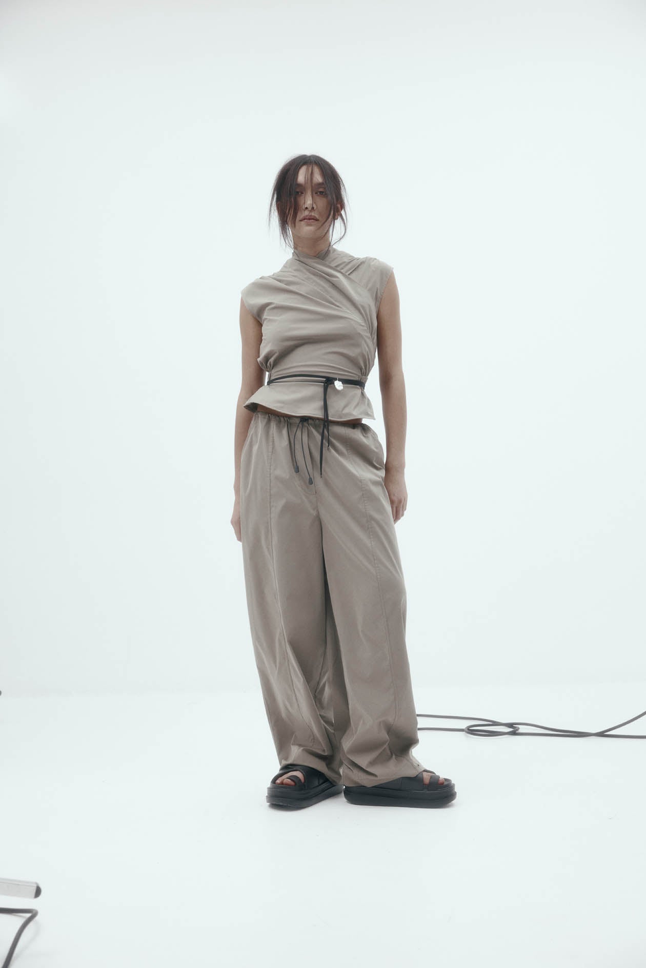 Chaimberlain Top: Shroom Tech Taffeta