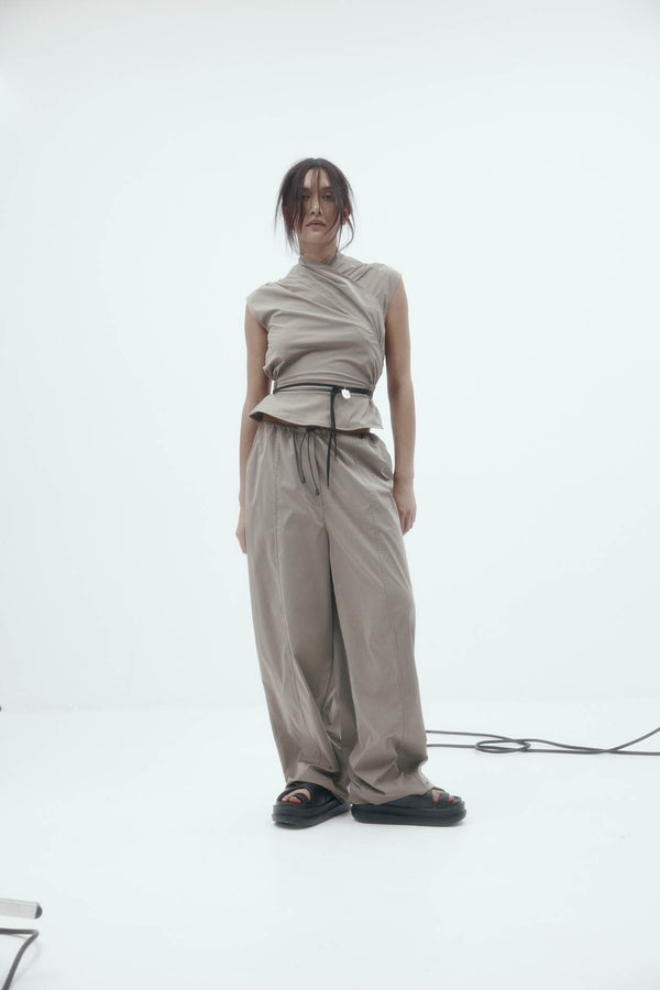 Chaimberlain Top: Shroom Tech Taffeta