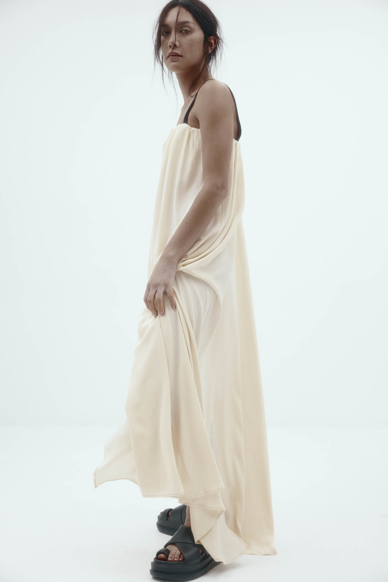 Bogart Dress: Vanilla Silk
