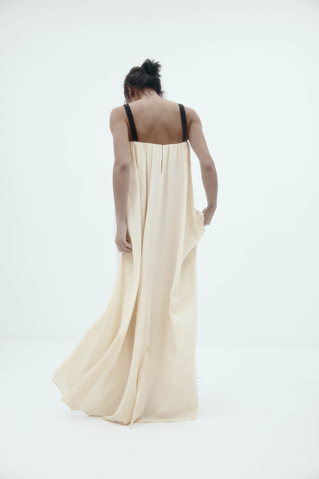 Bogart Dress: Vanilla Silk