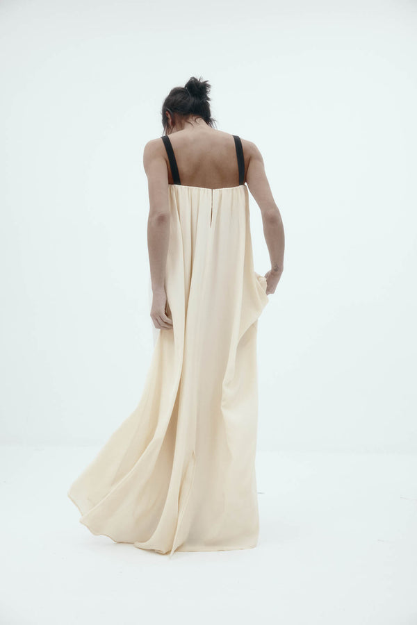 Bogart Dress: Vanilla Silk