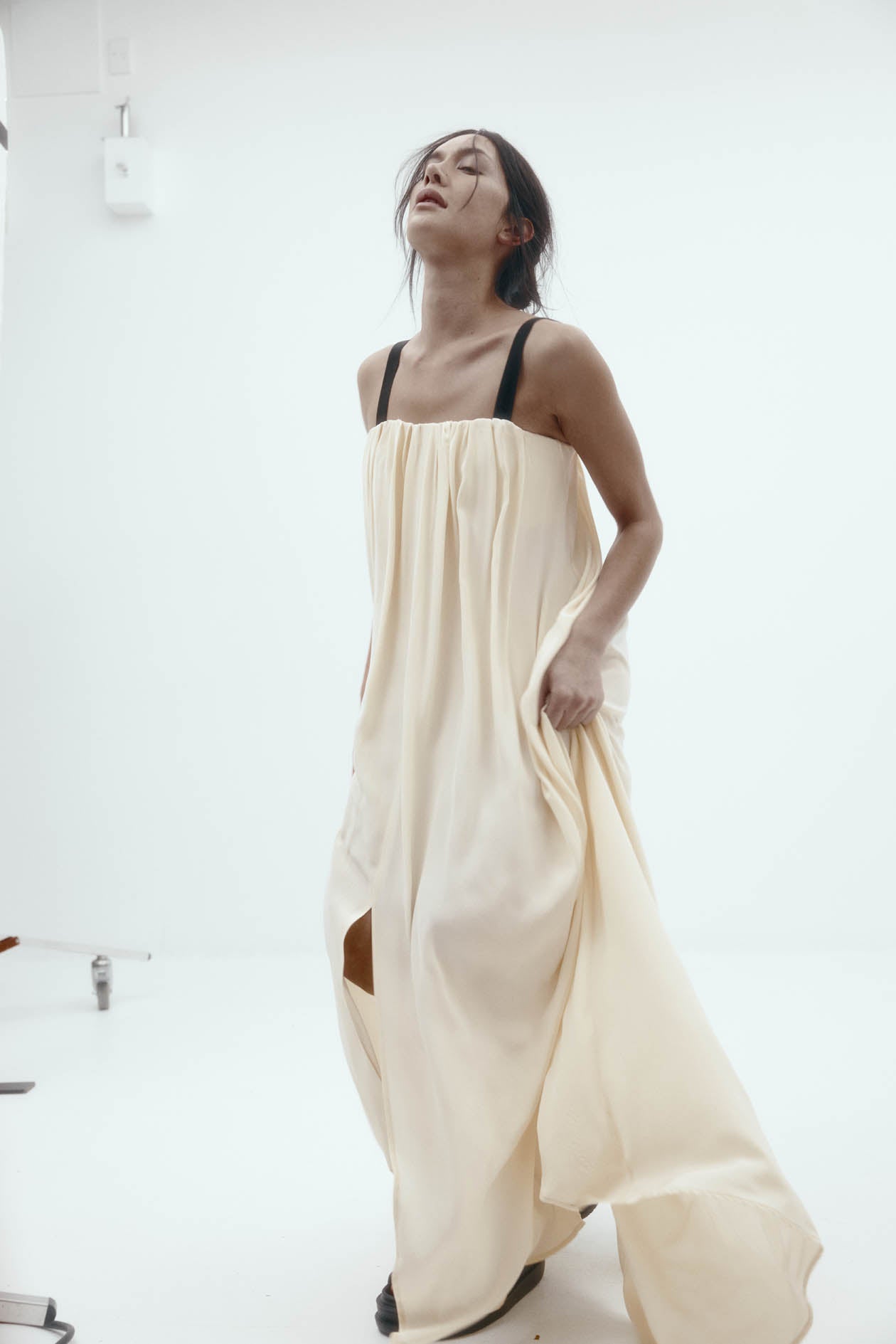 Bogart Dress: Vanilla Silk