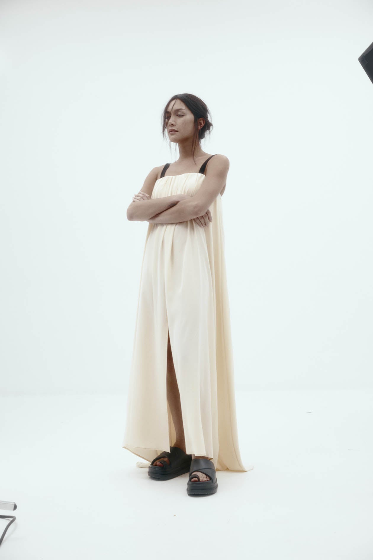 Bogart Dress: Vanilla Silk