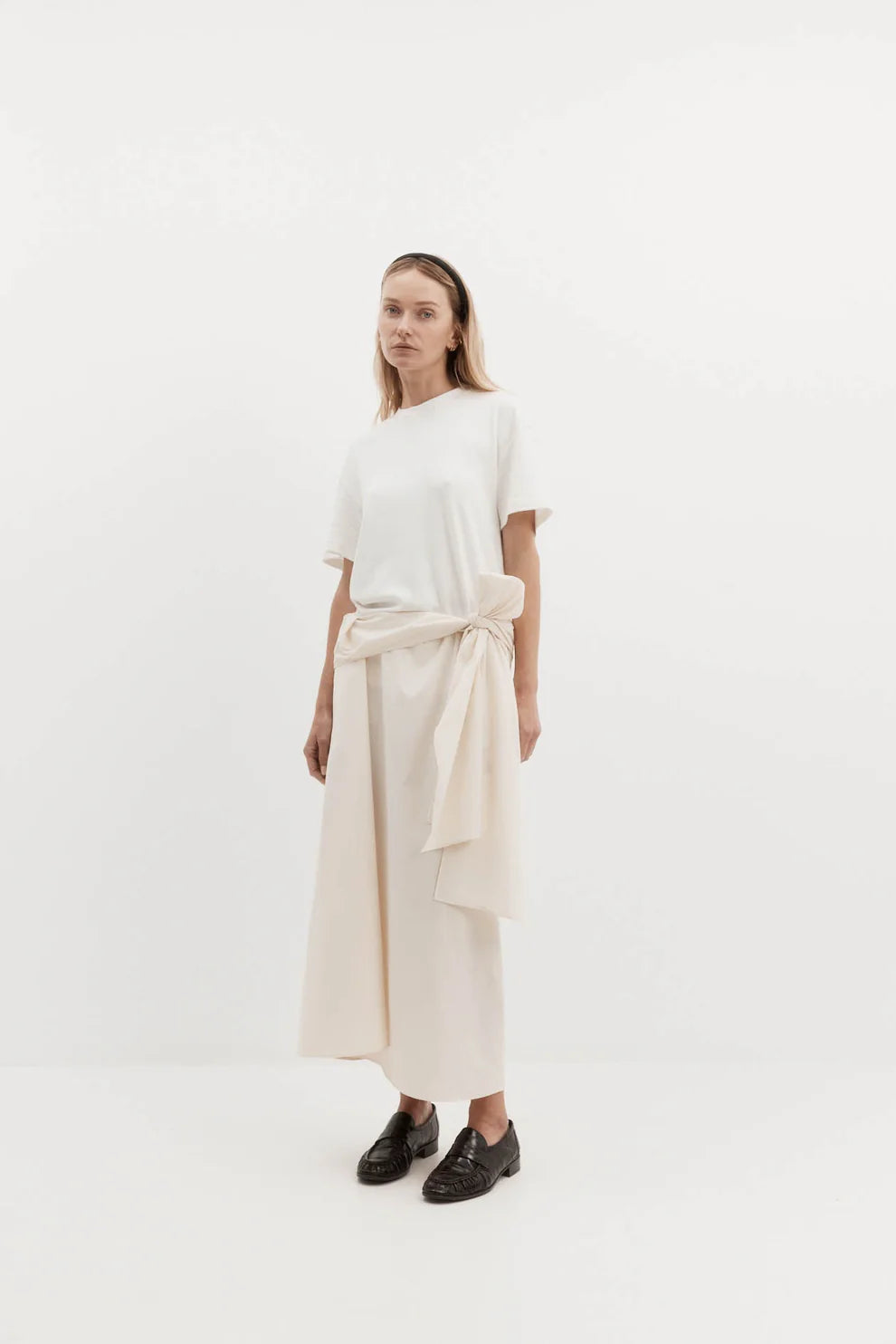 Apolo Skirt: Vanilla