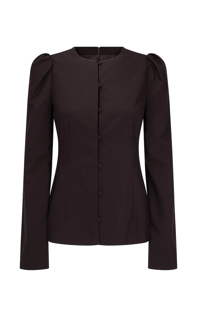 HELENA TOP: PLUM