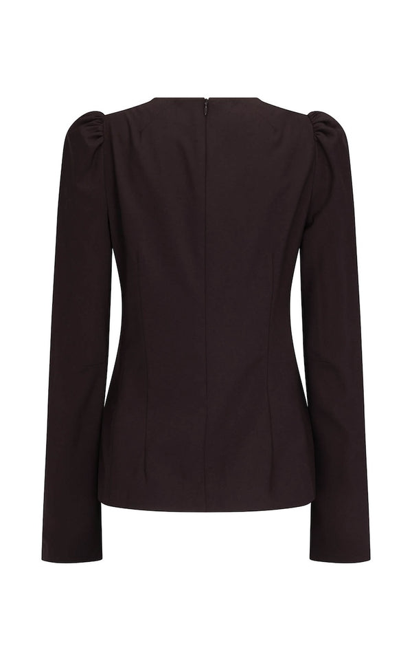 HELENA TOP: PLUM