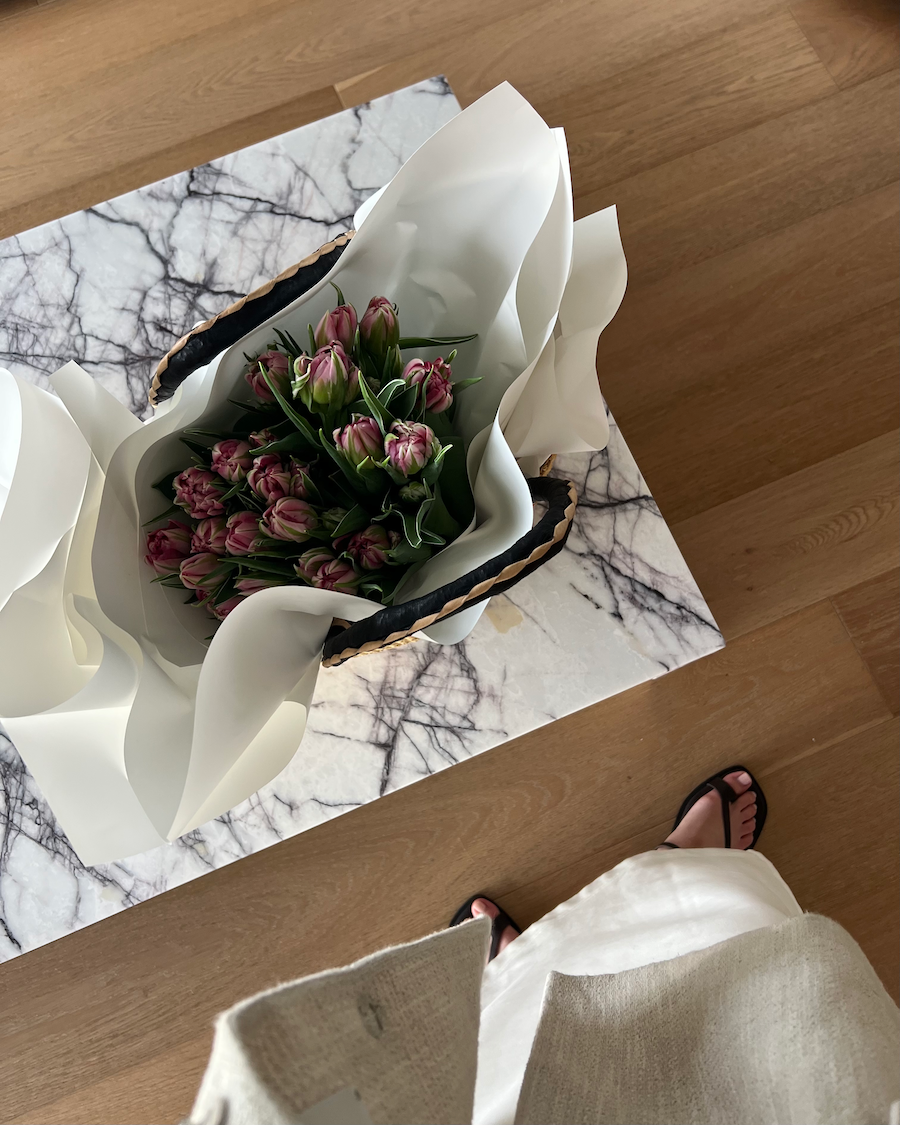 Basket with Florals | Adelaide Only