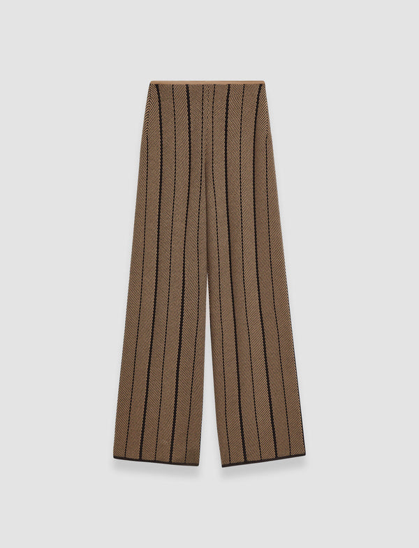 Chevron Jacquard Knitted Trouser