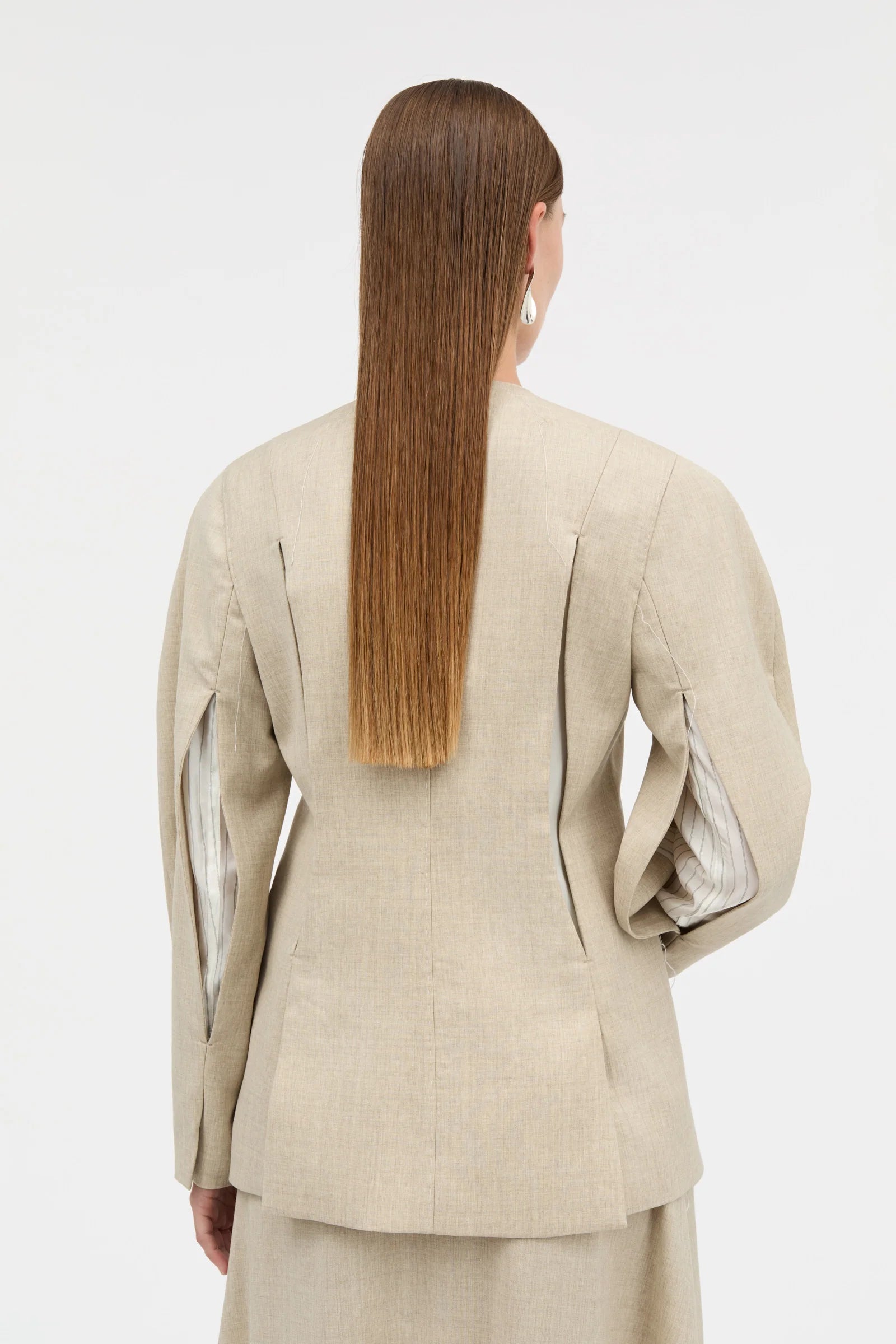 Joko Soft Wool Jacket: Sand