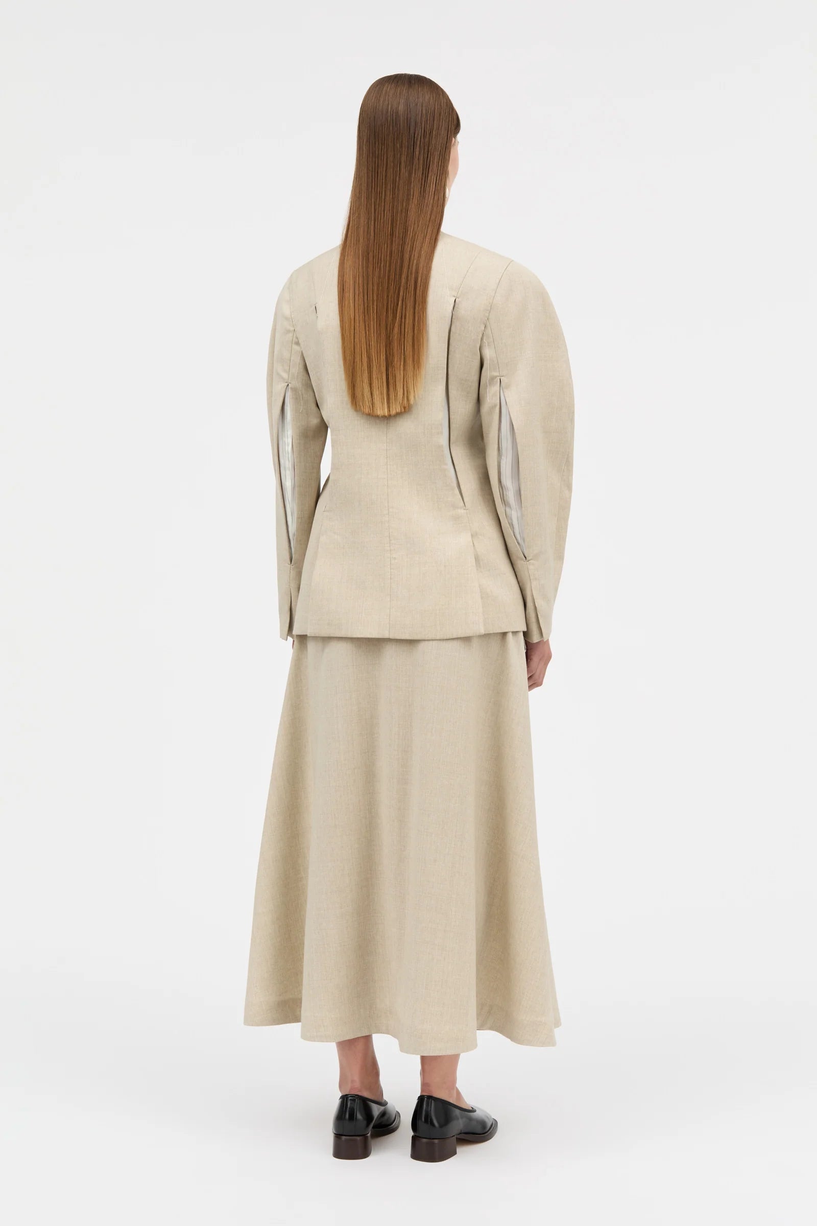 Joko Soft Wool Jacket: Sand