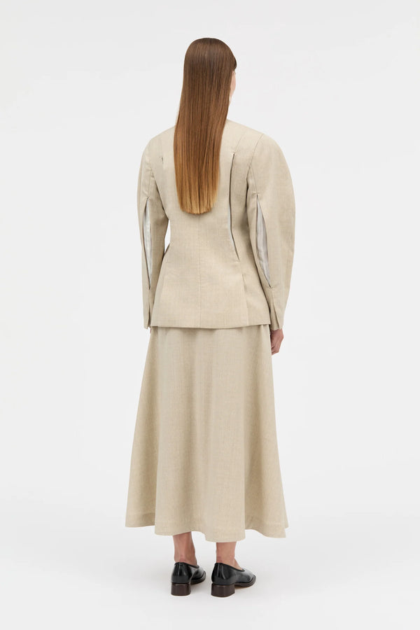 Joko Soft Wool Jacket: Sand