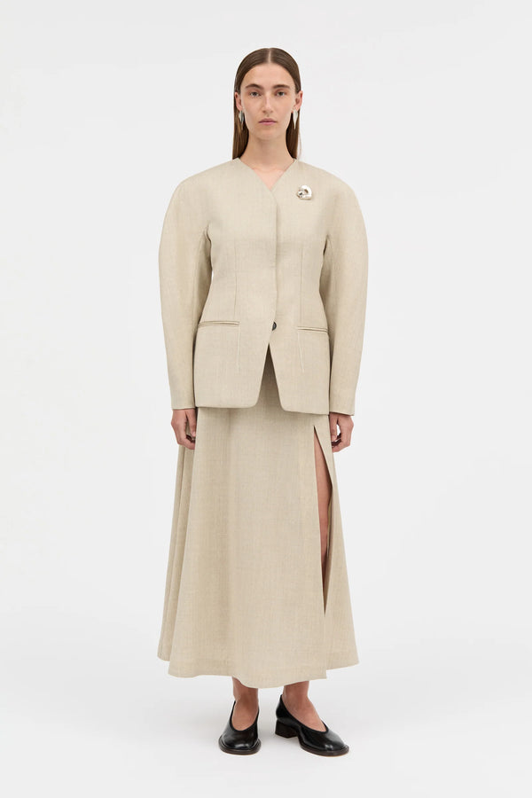 Joko Soft Wool Jacket: Sand