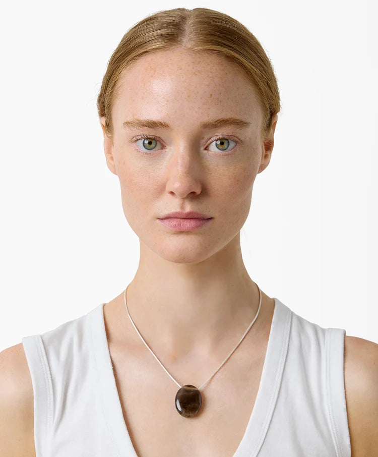 The Julia Necklace: Smoky Quartz