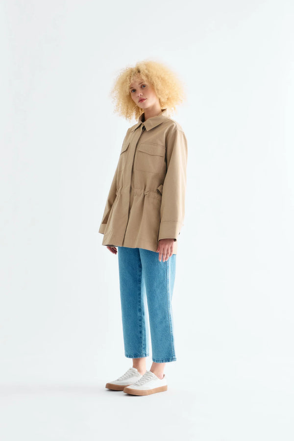 Joelle Jacket: Sand
