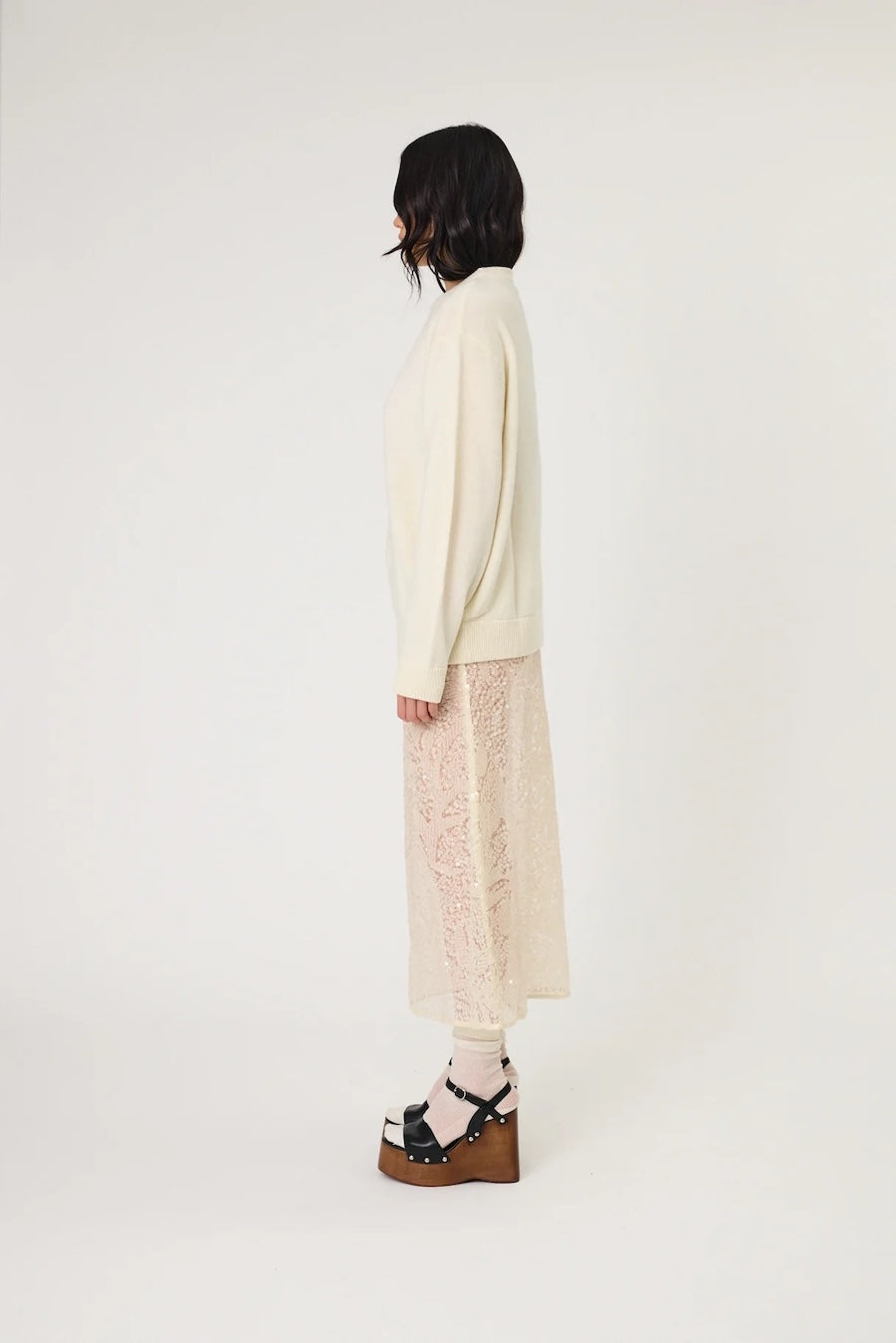 KENNEDY KNIT: IVORY