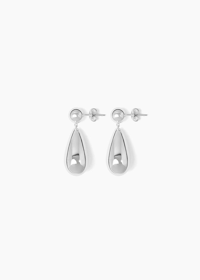 The Lola Earrings: Silver