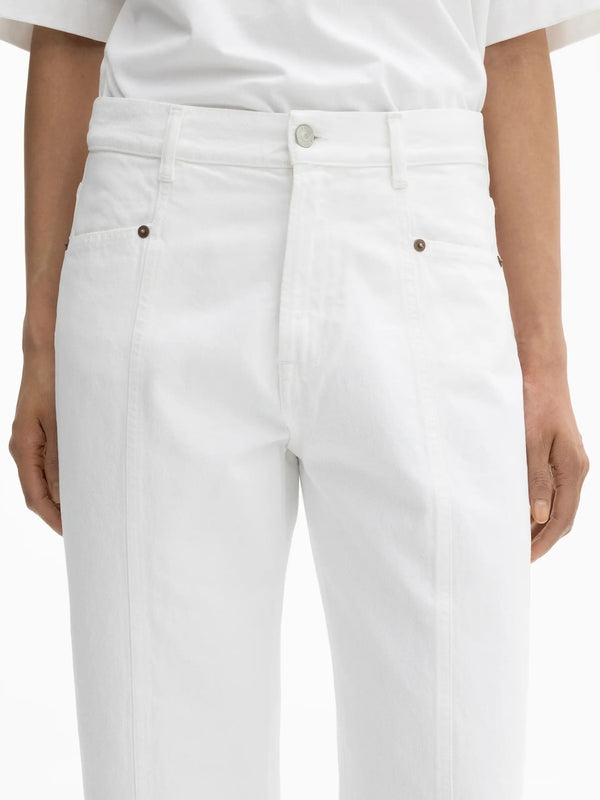 LOOSE FIT DENIM: WHITE