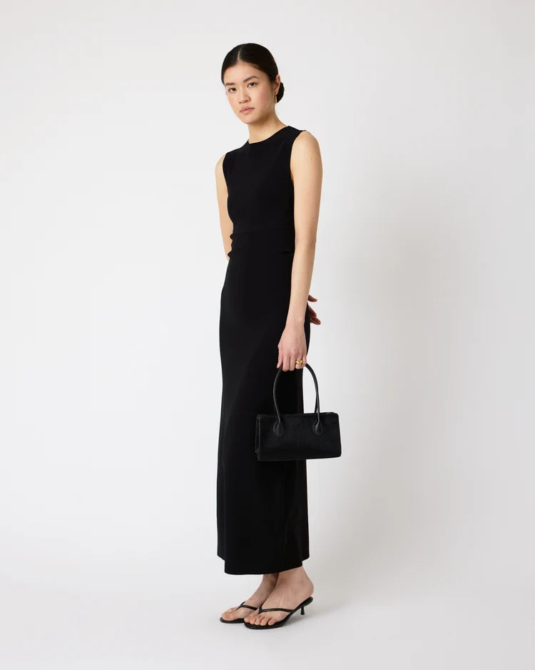 The Lou Bag: Black Calf