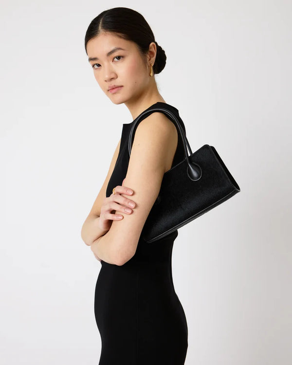 The Lou Bag: Black Calf