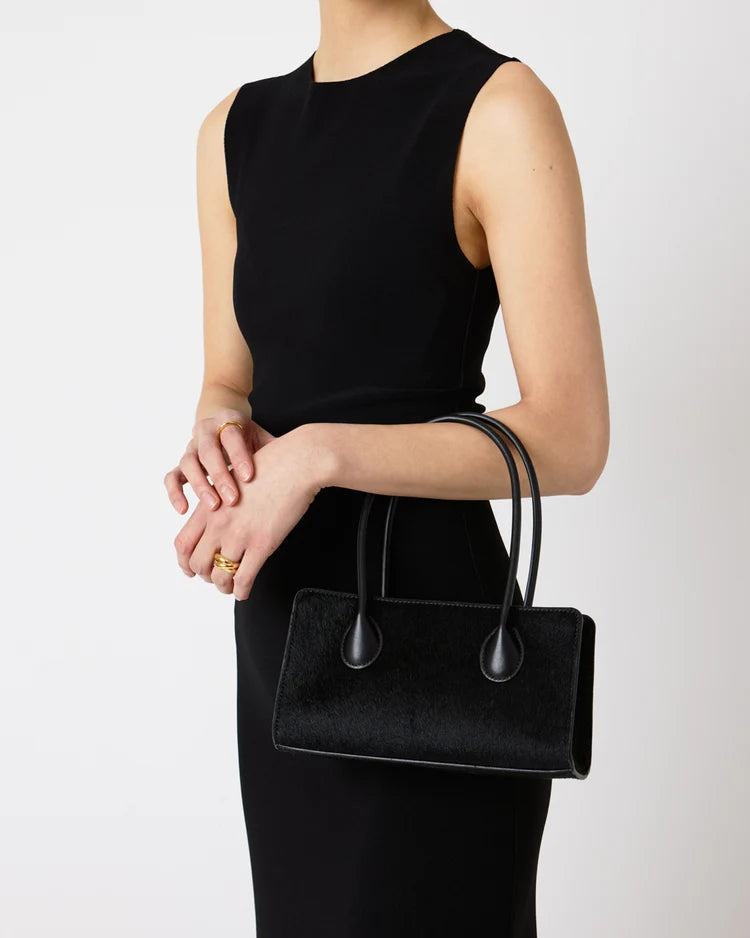 The Lou Bag: Black Calf