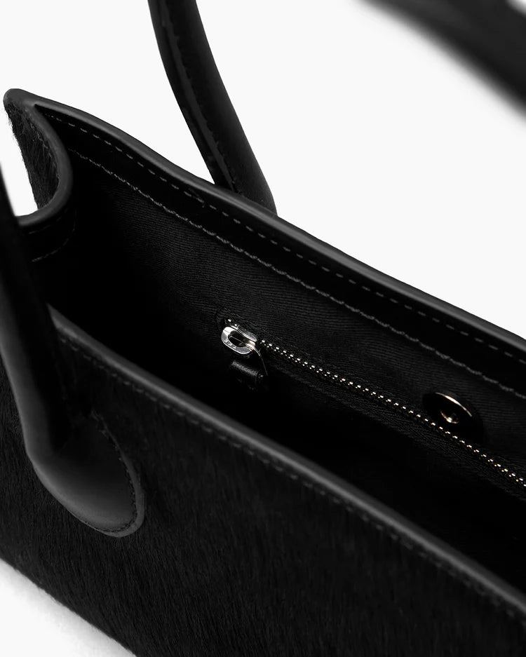 The Lou Bag: Black Calf
