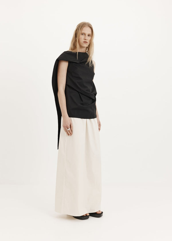 Maddi Skirt: Vanilla Tech Taffeta