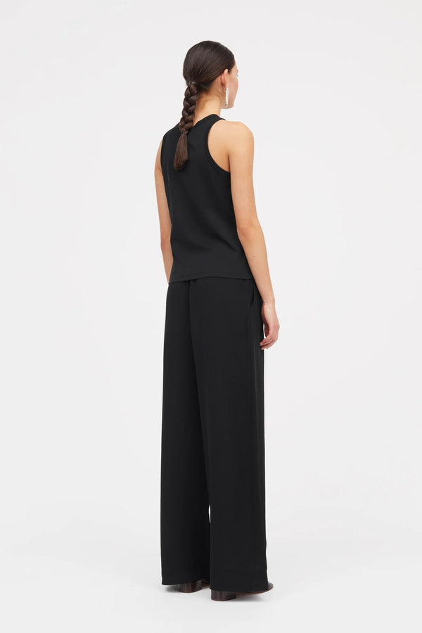 Lea Cotton Jersey Tank: Black
