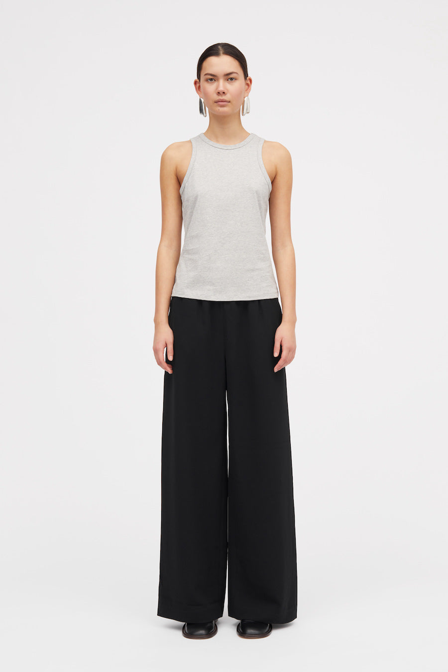 PALMIRA CREPE PANT: BLACK