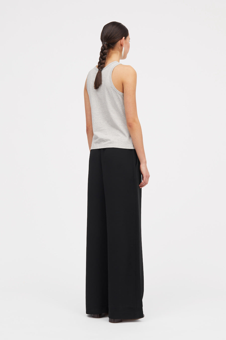 PALMIRA CREPE PANT: BLACK