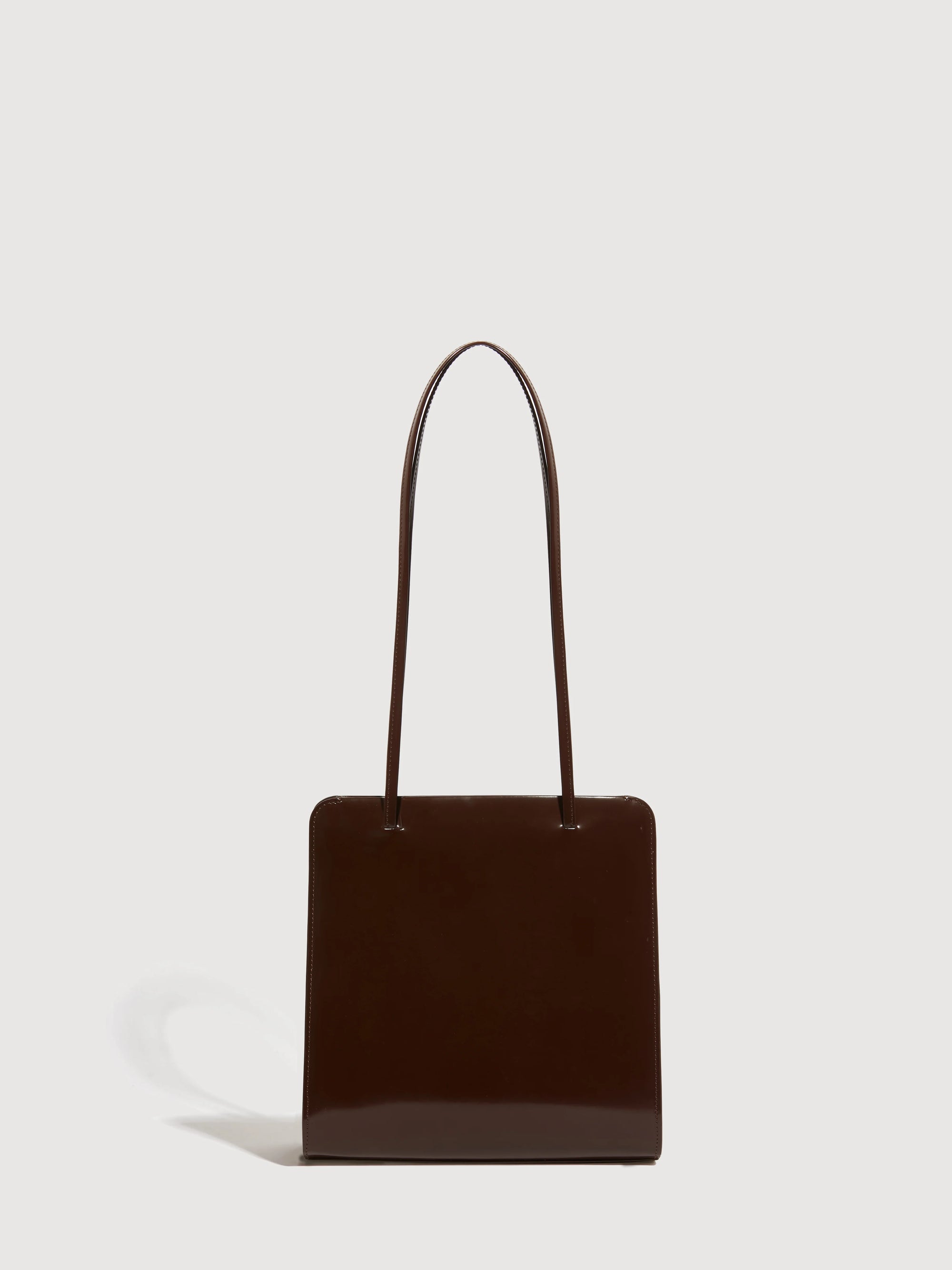 LISSE BAG: CHOC SPAZZOLATO LEATHER