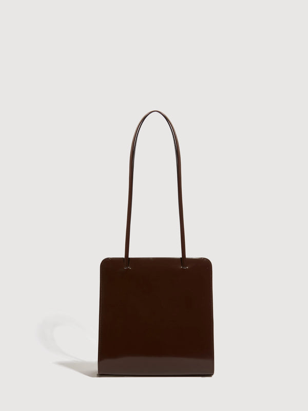LISSE BAG: CHOC SPAZZOLATO LEATHER