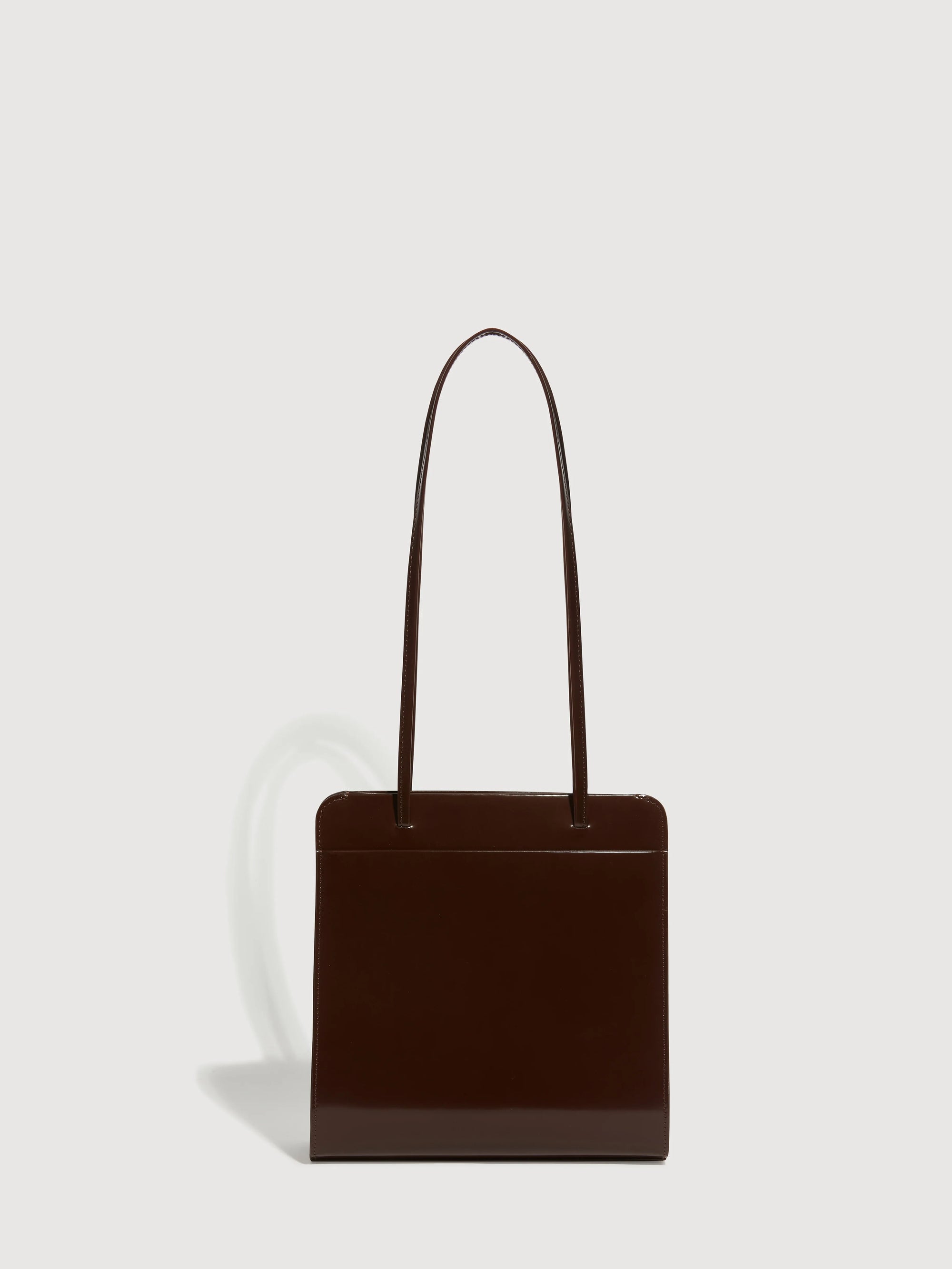 LISSE BAG: CHOC SPAZZOLATO LEATHER