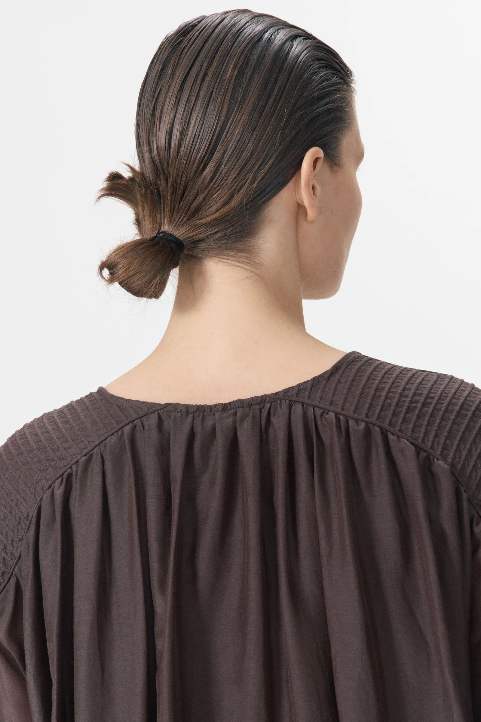 LIVIANA DRESS: CHESTNUT