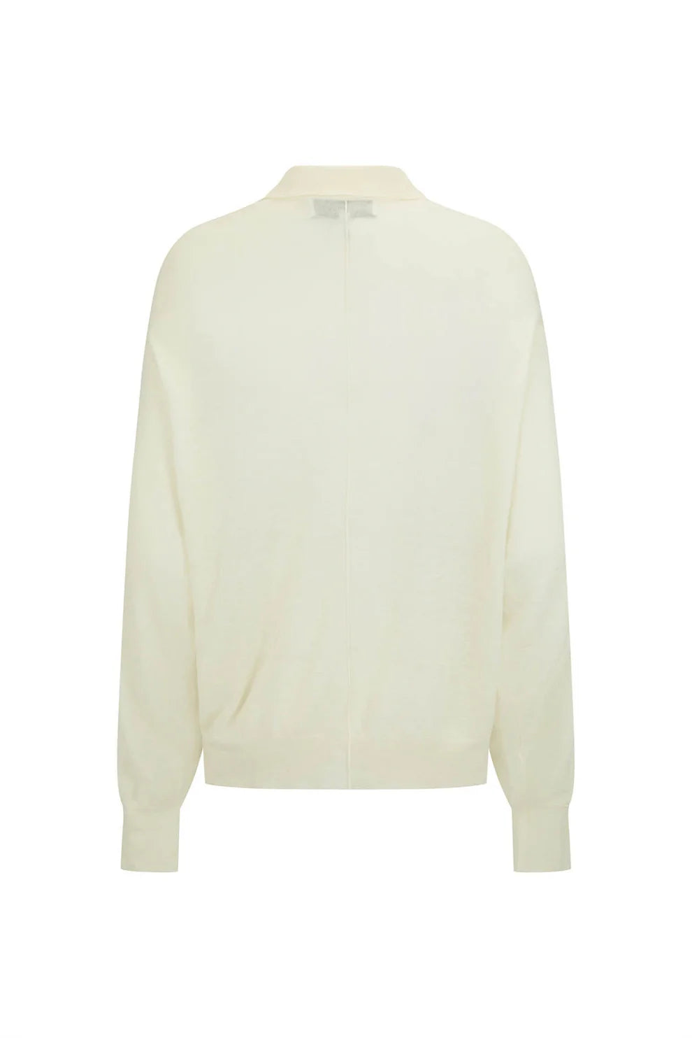 Long Sleeve Orwell Polo: Cream