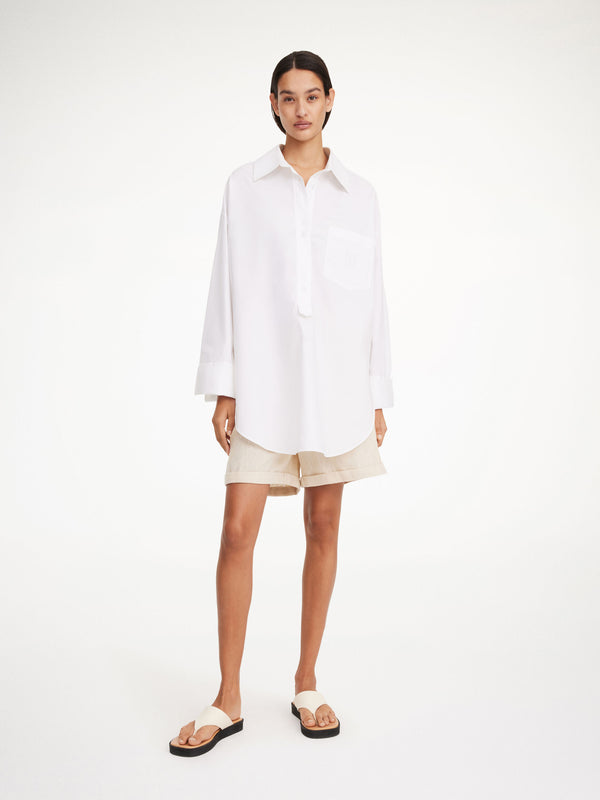 MAYE ORGANIC SHIRT: WHITE