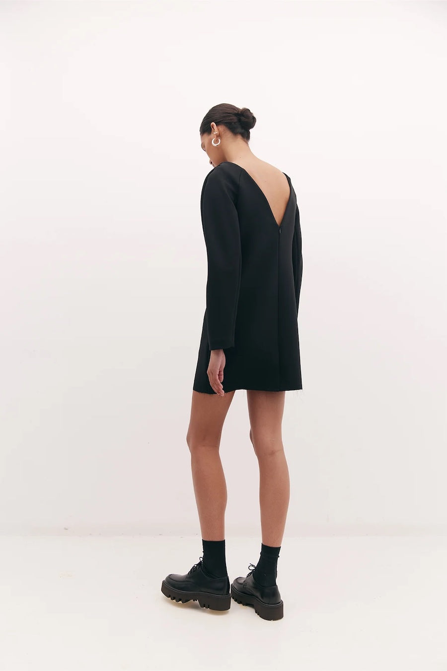 MIKKEL MINI DRESS: BLACK