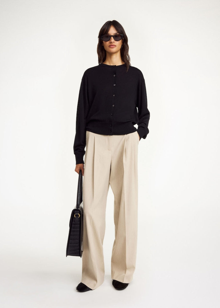 MONTIE CARDIGAN: BLACK