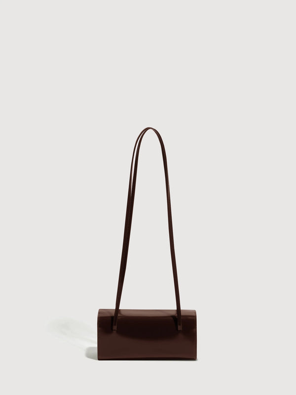 MIE BAG: CHOC SPAZZOLATO LEATHER