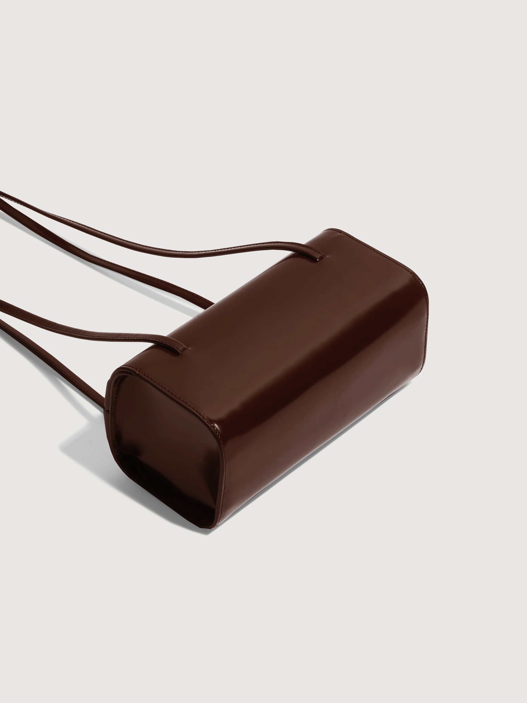 MIE BAG: CHOC SPAZZOLATO LEATHER