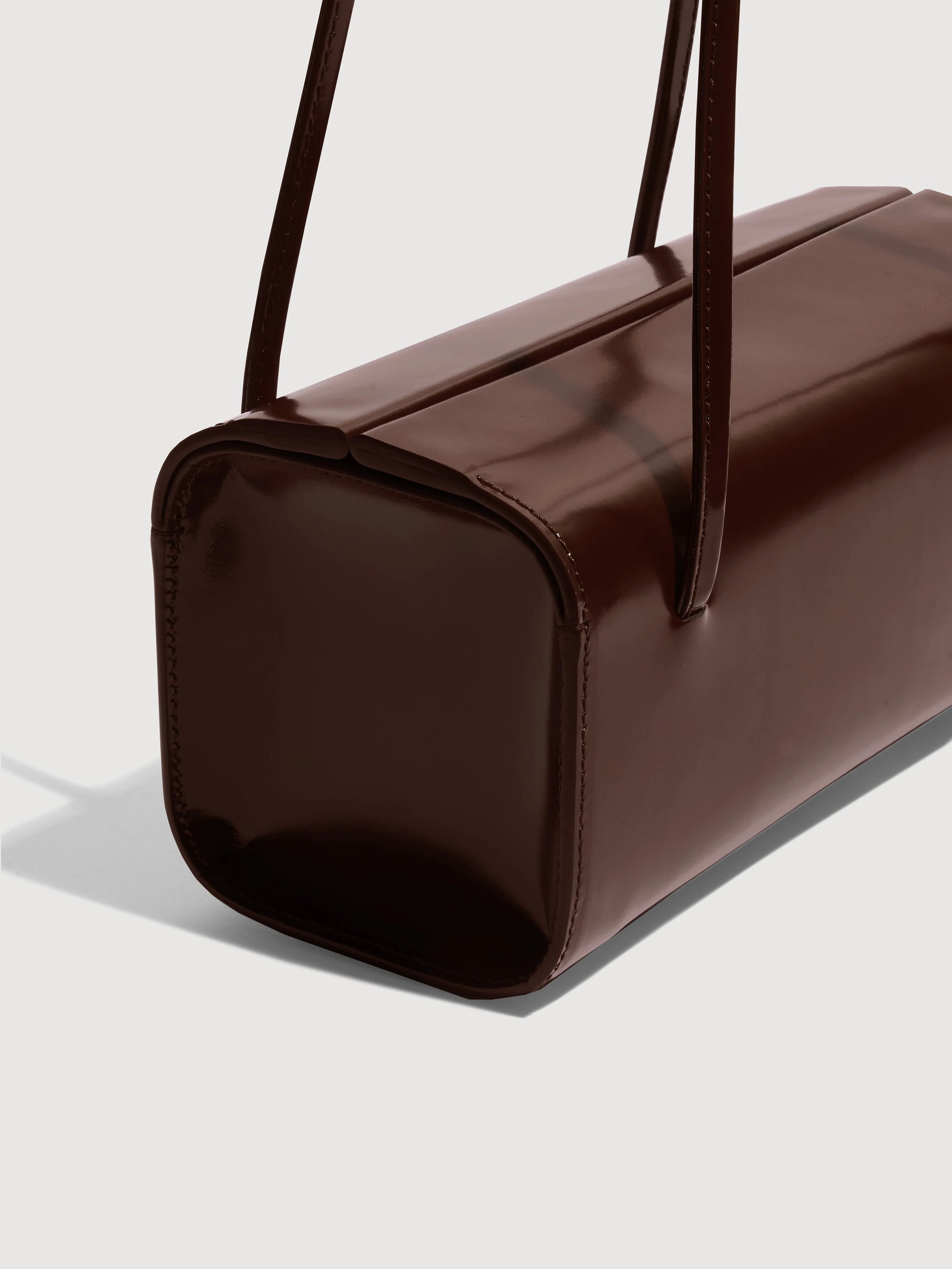 MIE BAG: CHOC SPAZZOLATO LEATHER
