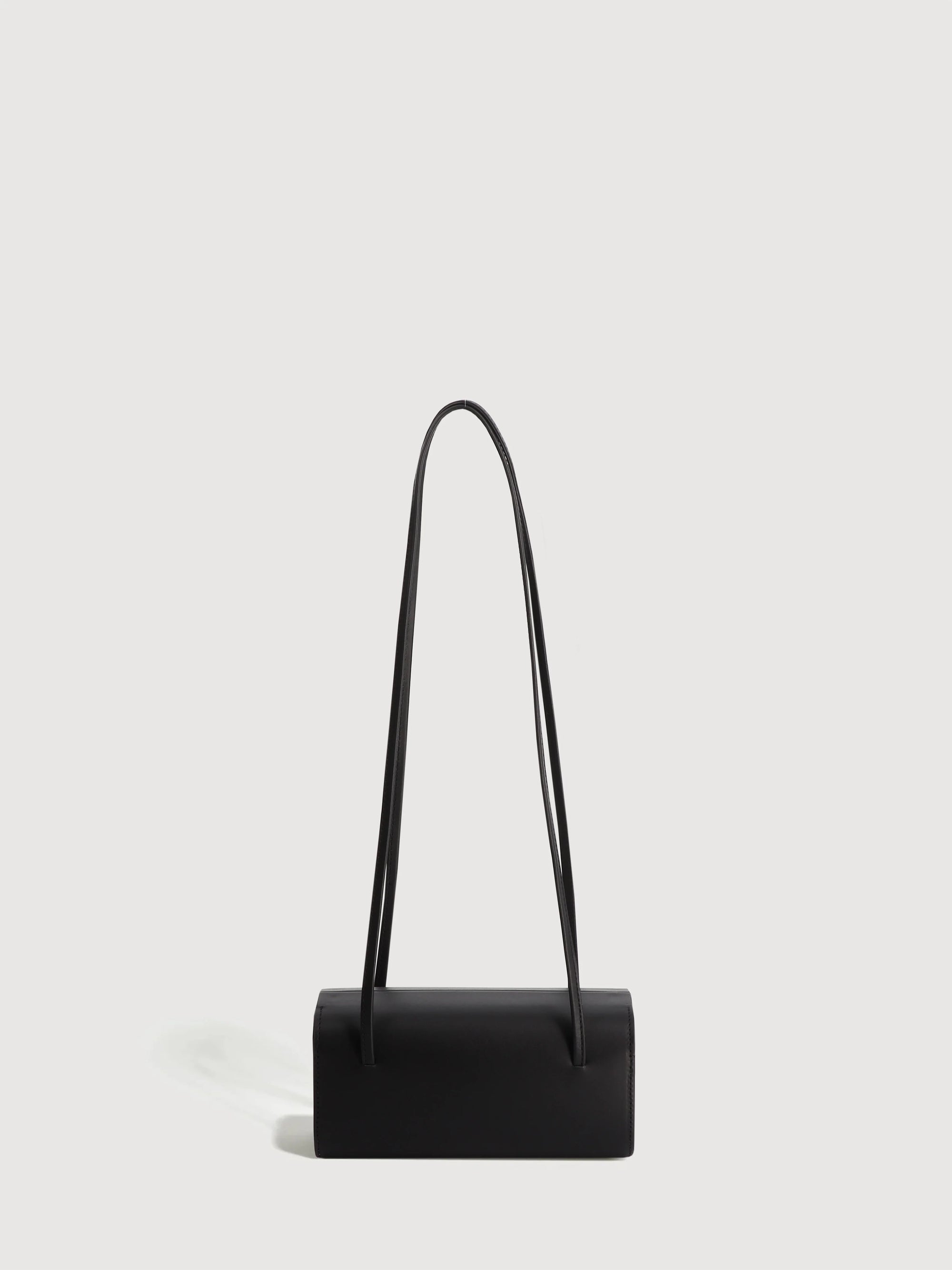 MIE BAG: NOIR DOUBLE TANNED LEATHER