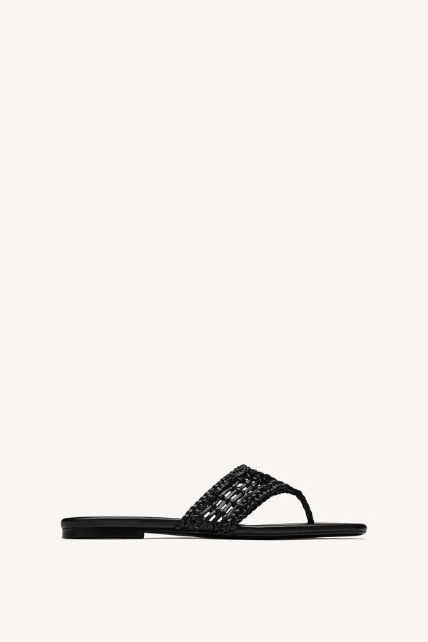 Cali Woven Sandal: Black